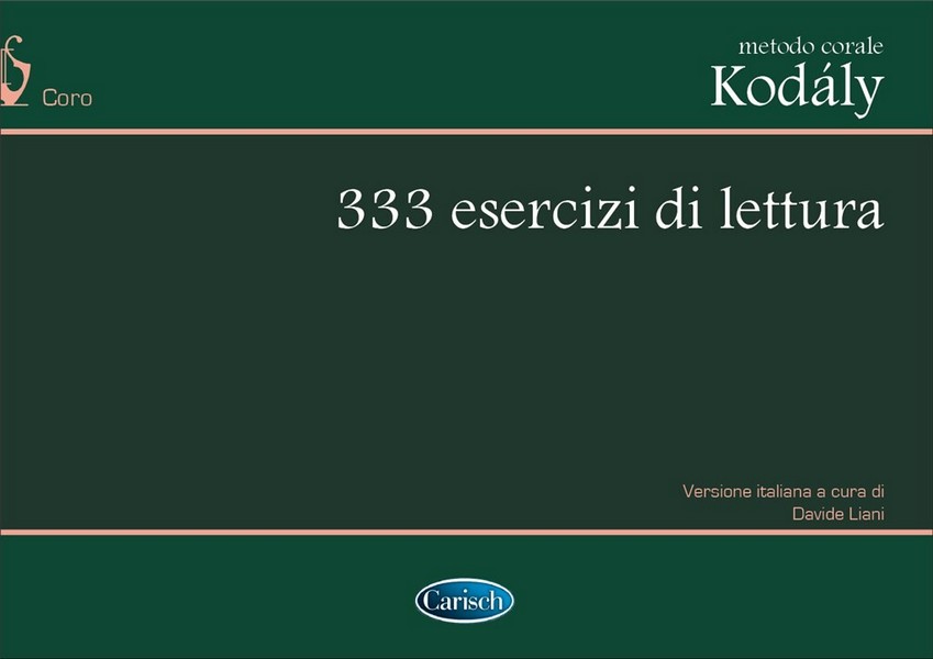 Zoltán Kodály, Esercizi Di Lettura (333)&nbsp;&nbsp;Choral&nbsp;&nbsp;Buch