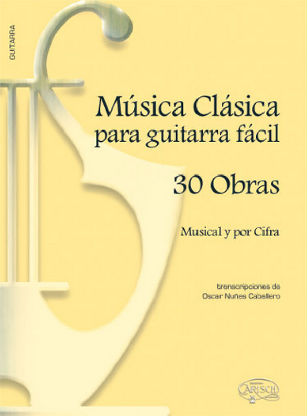 Música Clásica para Guitarra Fácil, 30 Obras&nbsp;&nbsp;&nbsp;&nbsp;