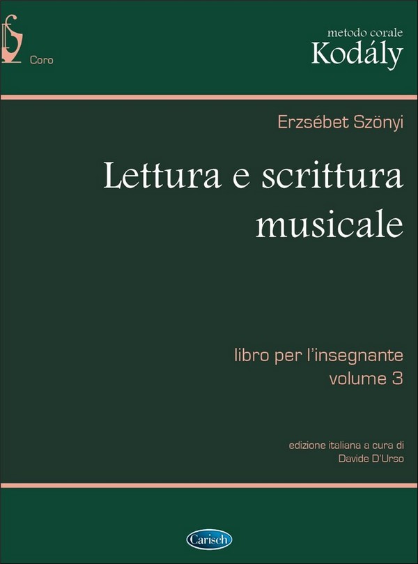 Erzsébet Szönyi_Zoltán Kodály, Metodo Corale Kodály: Lettura e Scrittu&nbsp;&nbsp;Choral&nbsp;&nbsp;Buch