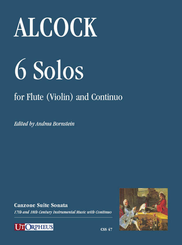 6 SOLO PER FLAUTO TRAVERSO O VIOLINO E  BASSO (LONDON CA.1770)  BORNSTEIN, A., ED.