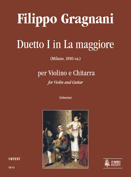 Duetto la maggiore no.1 per  violino e chitarra (Milano ca.1810)  