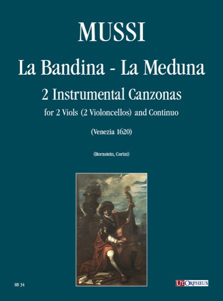 2 canzoni strumentali per 2 viole  da gamba (vc) e bc  Venedig 1620