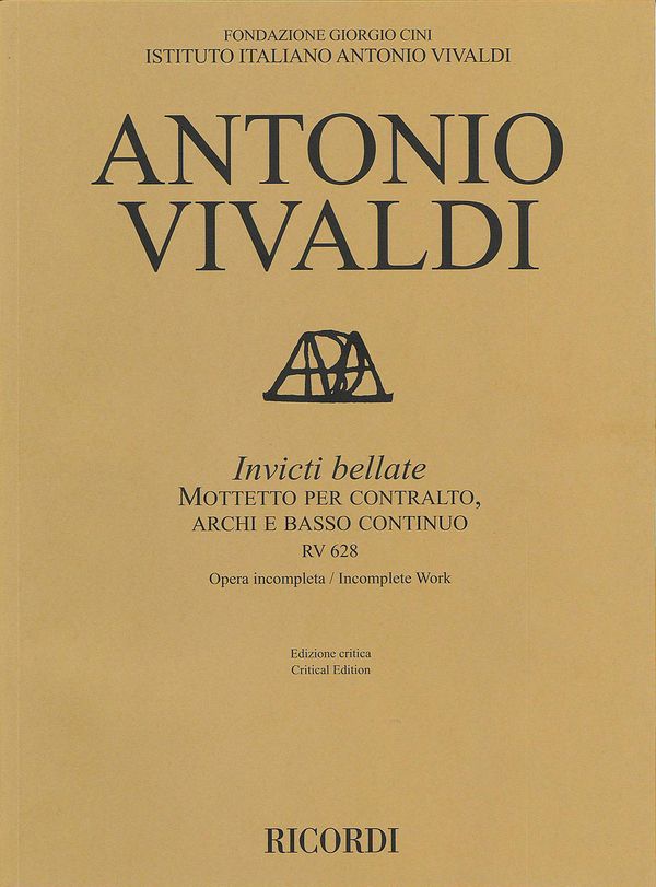 PR1439 Invicti bellate&nbsp;&nbsp;for alto, strings and Bc&nbsp;&nbsp;score