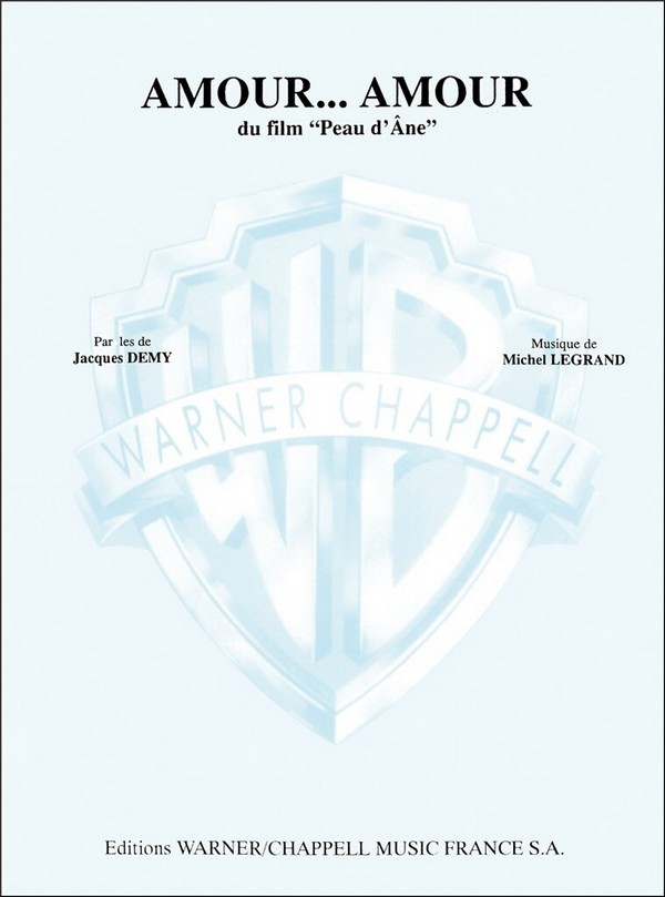 Amour Amour: Einzelausgabe für  Gesang und Klavier  