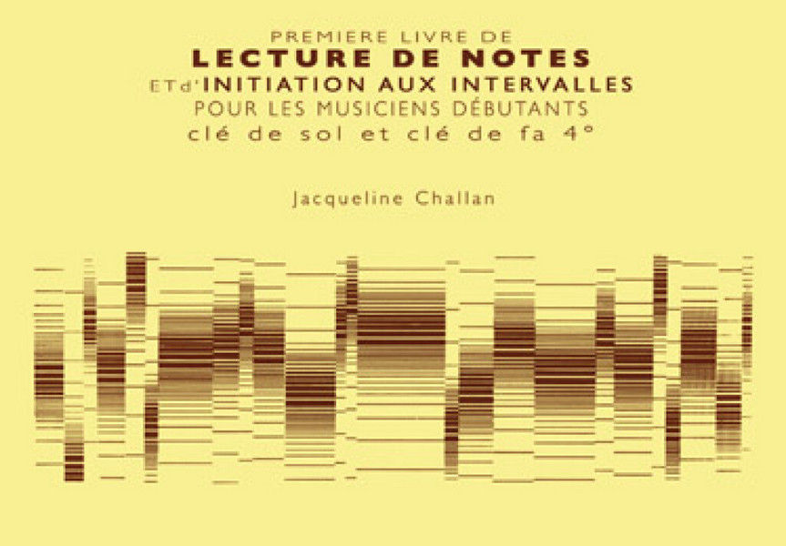 Jacqueline Challan, 1er Livre de Lecture de Notes&nbsp;&nbsp;Alle Instrumente&nbsp;&nbsp;Buch