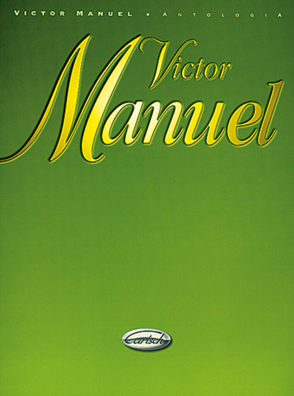 Victor Manuel: Antologia&nbsp;&nbsp;songbook piano (vocal/guitar)&nbsp;&nbsp;