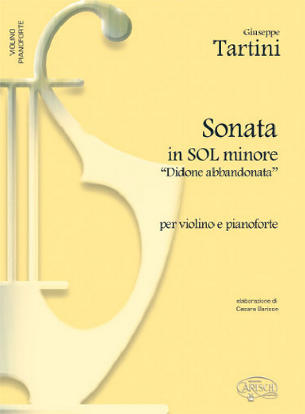 Giuseppe Tartini, Sonata in Sol Minore (Didone Abbandonata)&nbsp;&nbsp;Violine und Klavier&nbsp;&nbsp;Buch