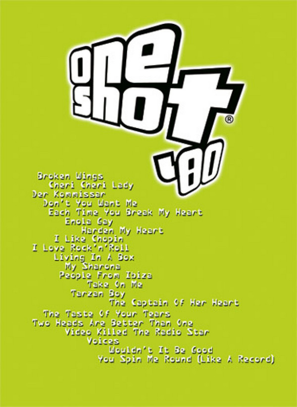 One Shot '80: Songbook Melodie-&nbsp;&nbsp;ausgabe mit Akkordbez.&nbsp;&nbsp;