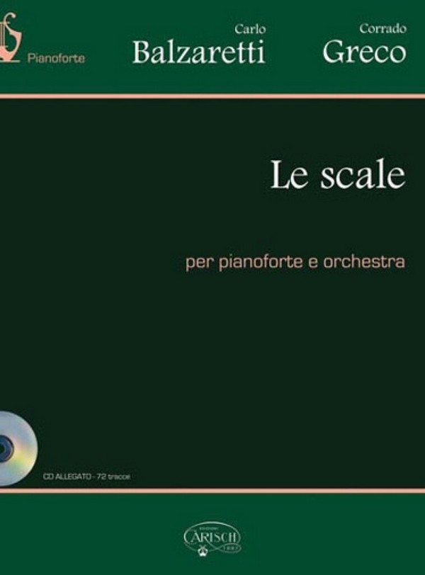 Balzaretti-Greco, Scale Per Pianoforte E Orchestra  Klavier  Buch + CD