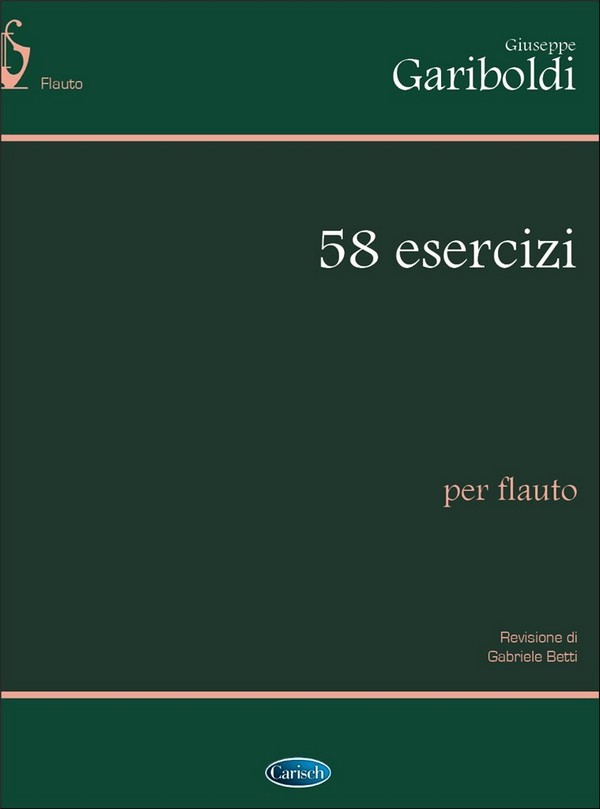 Giuseppe Gariboldi, Esercizi (58) (Betti)&nbsp;&nbsp;Flute&nbsp;&nbsp;Buch