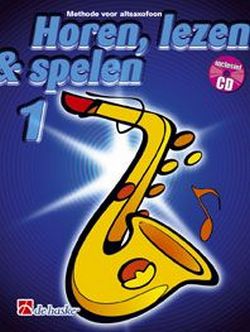 Horen lezen & spelen vol.1 (+CD)  voor altsaxofoon (nl)  
