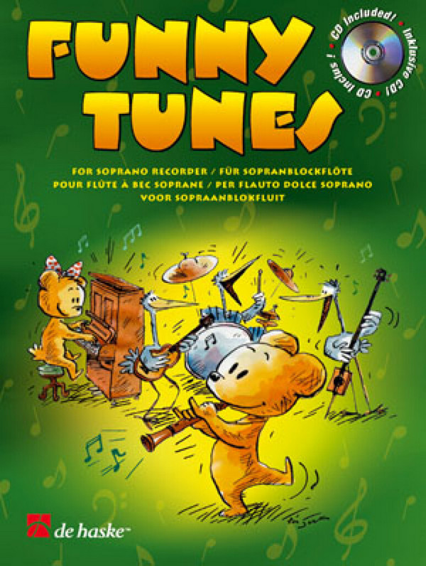 Funny Tunes (+CD)  für Sopranblockflöte  