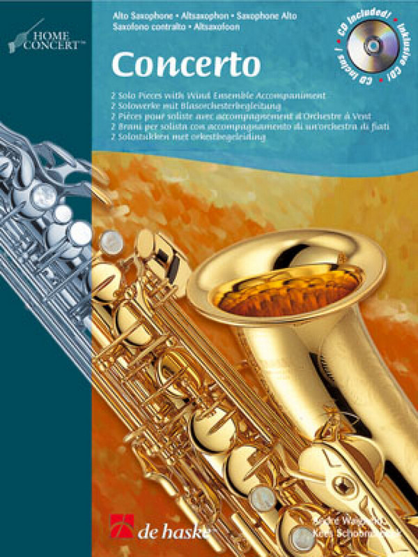 Concerto (+CD) 2 Solowerke für  Altsaxophon mit Blasorchesterbegleitung  108249