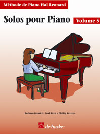 Méthode de piano Hal Leonard vol.5 - Solos&nbsp;&nbsp;pour piano (frz)&nbsp;&nbsp;