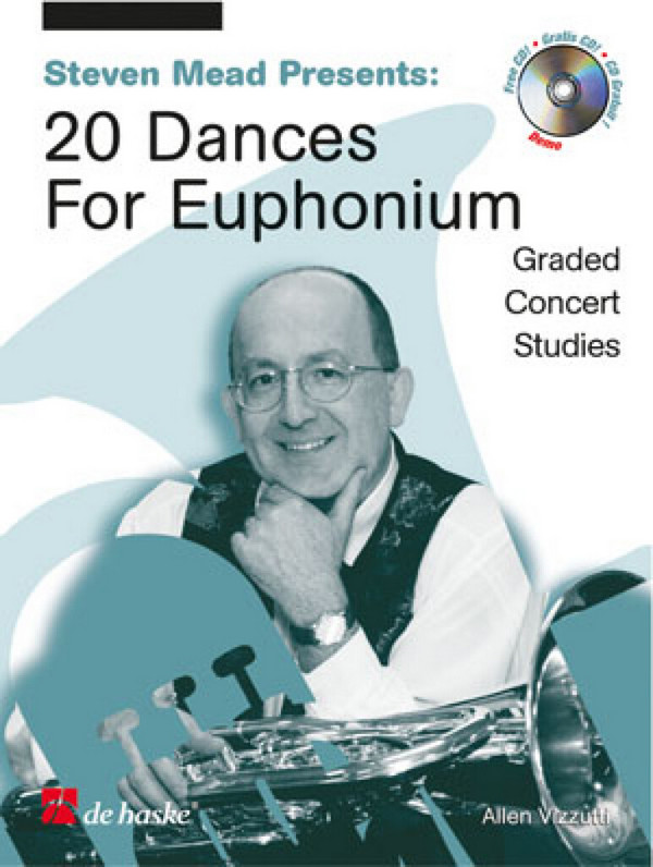 20 Dances (+CD) for euphonium or  baritone in bass clef  graded concert studies