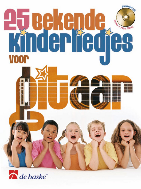 25 bekende kinderliedjes&nbsp;&nbsp;Gitarre&nbsp;&nbsp;Buch + CD