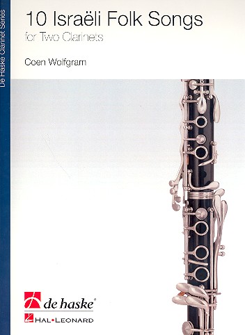 10 Israeli Folk Songs: for 2 clarinets&nbsp;&nbsp;score&nbsp;&nbsp;