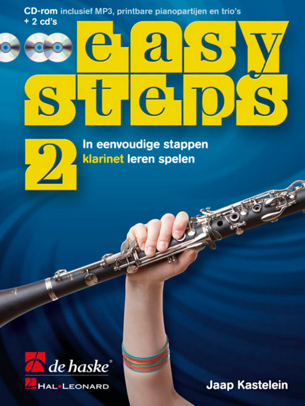 Easy Steps vol.2 (+CD-ROM +2 CD's)  voor klarinet (nl)  