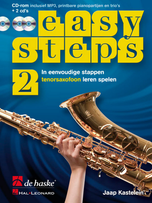 Easy Steps vol.2 (+CD-ROM +2 CD's)  voor tenorsaxofoon (nl)  