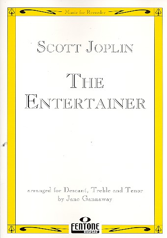 The Entertainer  for 3 recorders (SAT)  score and parts