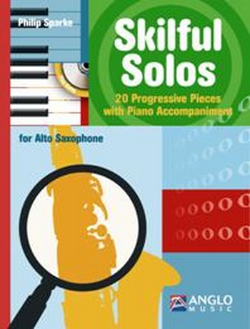 Skilful Solos - 20 Progressive Pieces (+Online-Audio)  for alto saxophone and piano  