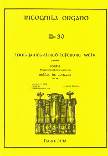 Sortie et Bolero de concert op.166  pour orgue  