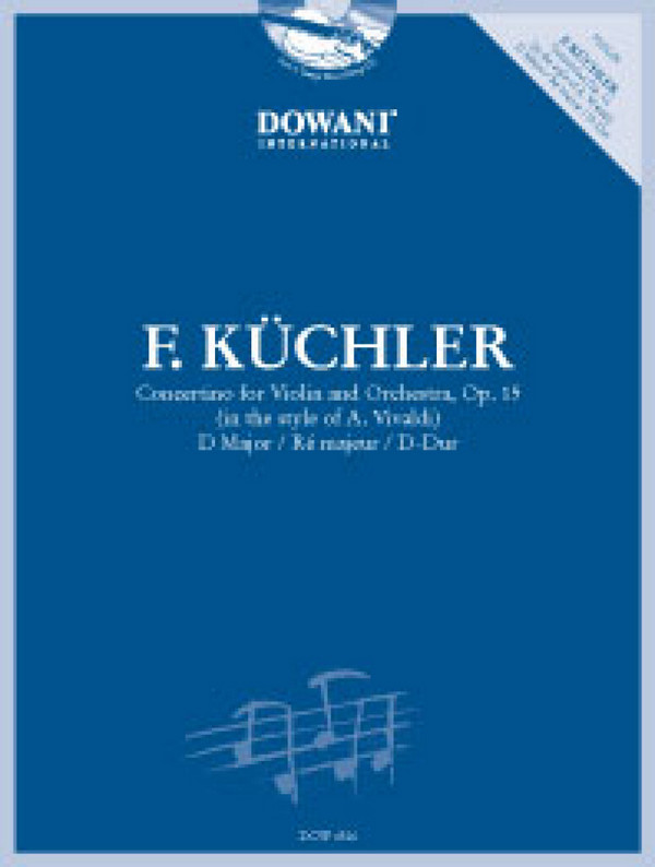Concertino D-Dur op.15 (+CD)  für Violine und Klavier  
