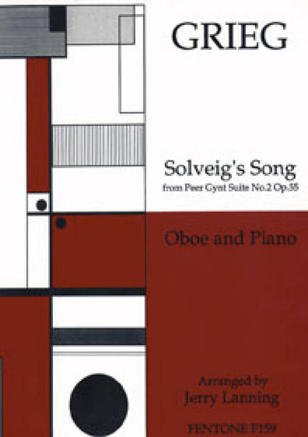 Solveig's Song&nbsp;&nbsp;for oboe and piano&nbsp;&nbsp;