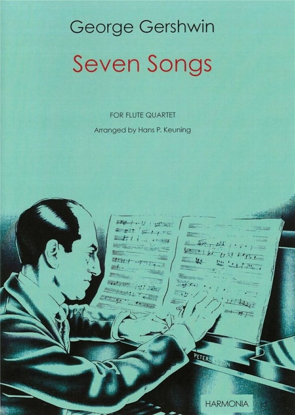 7 Songs for flute quartet  score  