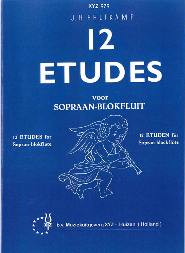 12 Etudes&nbsp;&nbsp;voor sopraan-blokfluit&nbsp;&nbsp;