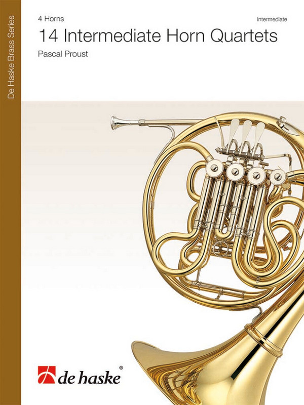 14 intermediate Horn Quartets  für 4 Hörner  Partitur und Stimmen