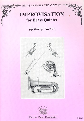 Improvisation  für 2 Trompeten, Horn in F, Posaune und Tuba  Partitur und Stimmen