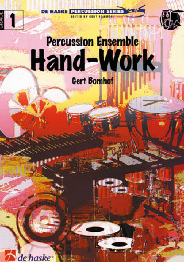 Hand-Work for percussion ensemble  (4,8,12 or 16 players) without  instruments but with voice, hands...