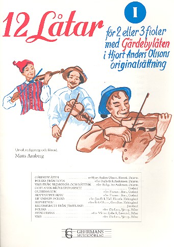 12 Latar vol.1  for 2-3 violins  score