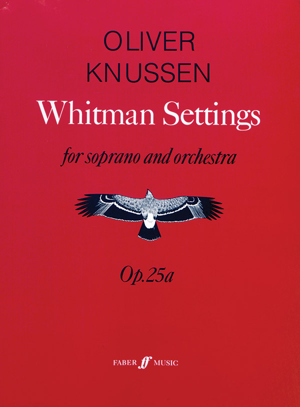 Whitman Settings op.25a  for soprano and orchestra  score