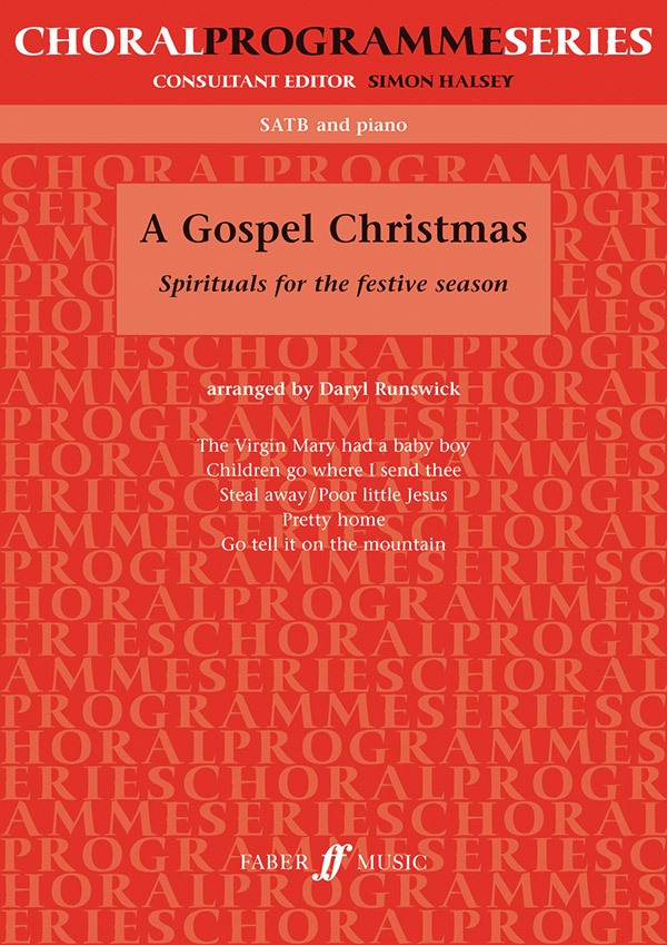 A Gospel Christmas Spirituals for  the festive season for mixed chorus  and piano (en)       score