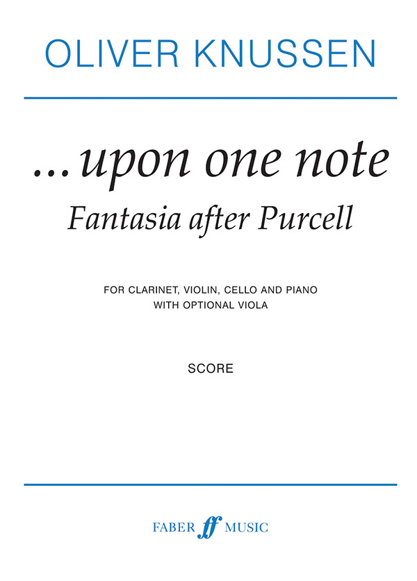 Upon One Note. Purcell Fantasia (score)    Scores