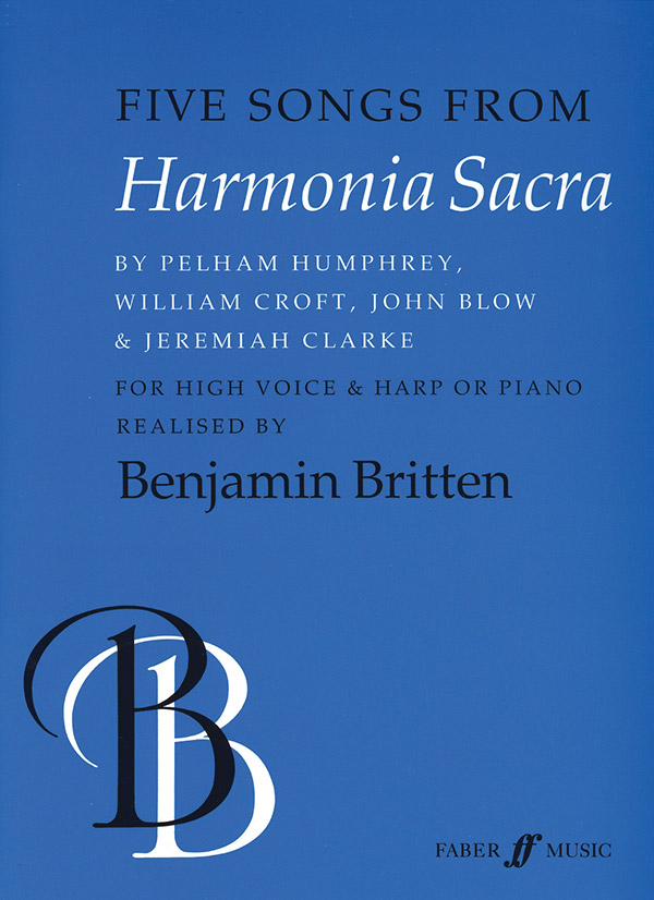 5 Songs from Harmonia sacra  for high voice and harp or piano  