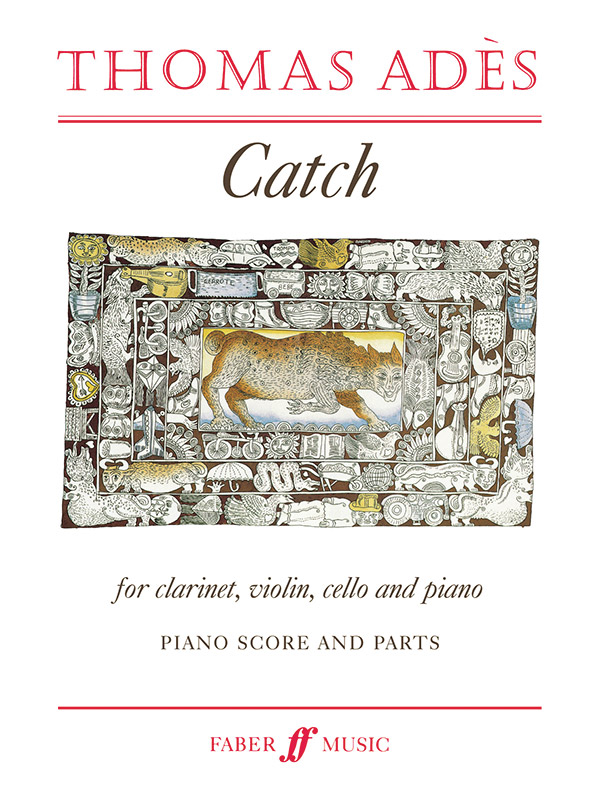 Catch op.4 for clarinet, violin,  cello and piano  piano score+parts