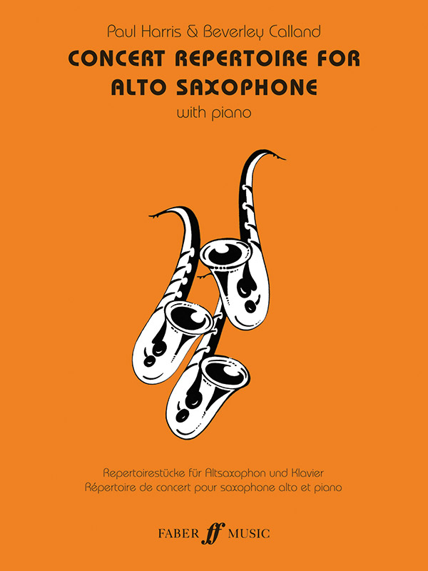 Concert Repertoire &nbsp;&nbsp;for alto saxophone and piano&nbsp;&nbsp;