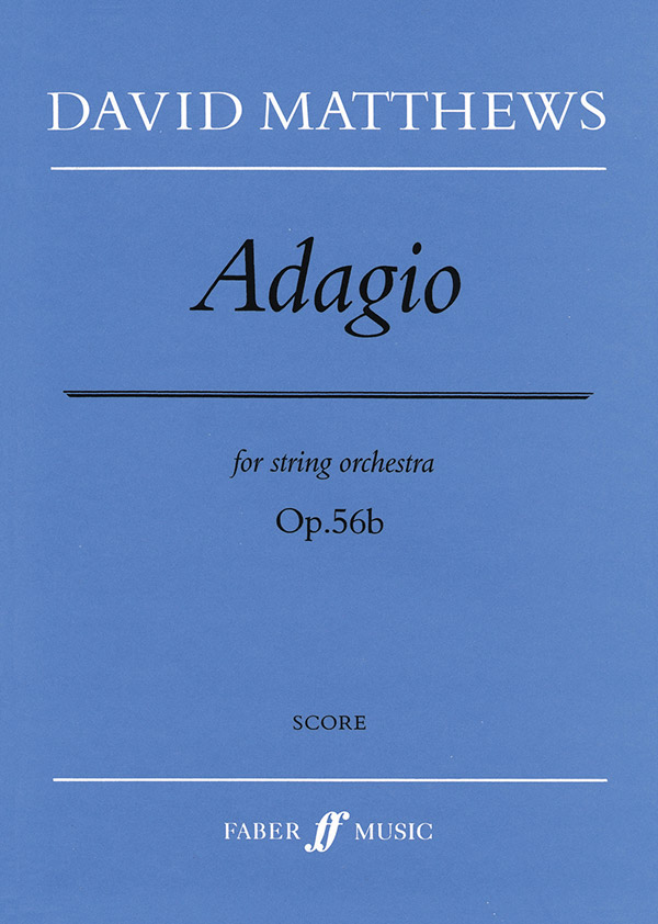 Adagio for string orchestra (score)    Scores