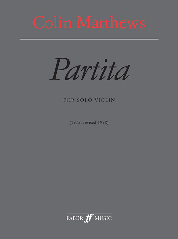 Partita (solo violin)    Violin solo