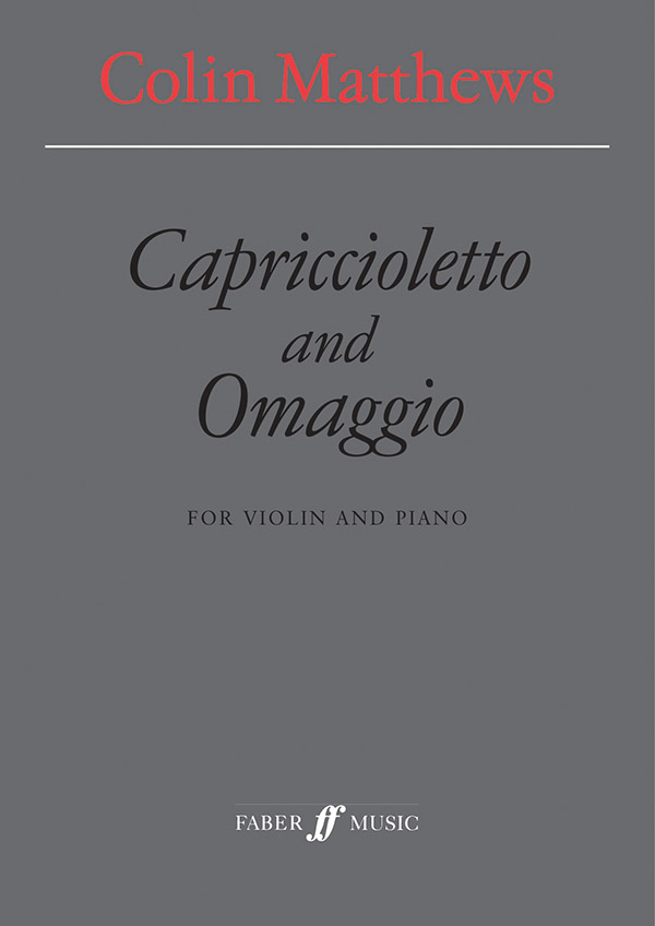 Capriccioletto & Omaggio (violin & pno)    Violin and piano