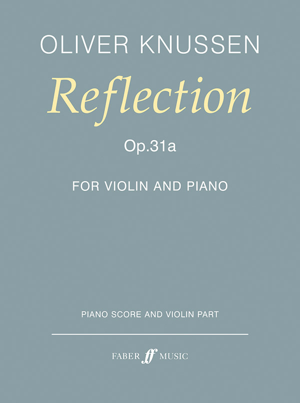 Reflection op.31a  for violin and piano  