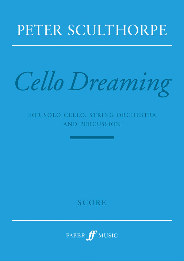 Cello dreaming for cello, string  orchestra and percussion,  score  