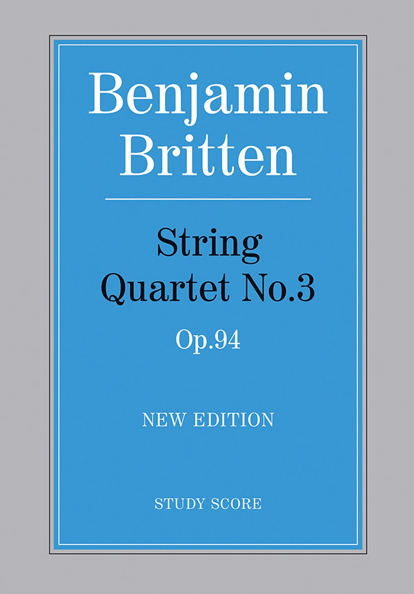 String Quartet no.3 op.94&nbsp;&nbsp;&nbsp;&nbsp;Study score