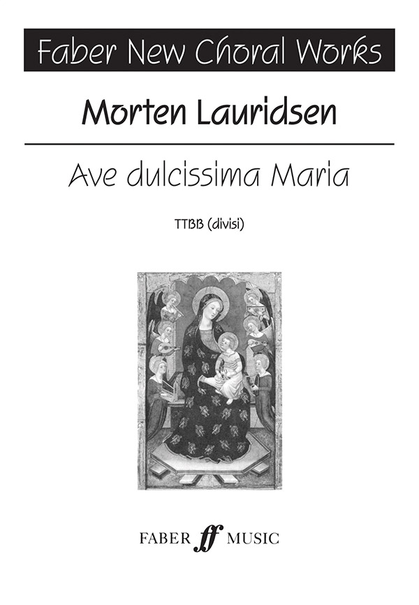 Ave dulcissima Maria for male chorus  a cappella (piano for rehearsal only)  score