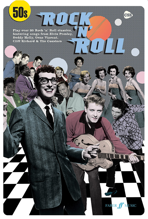 50s Rock 'n' Roll  songbook lyrics, chords and guitar boxes  