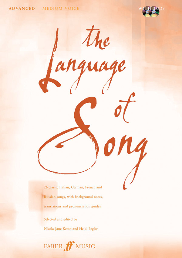 Language of Song (+2CD's) - Advanced&nbsp;&nbsp;for medium voice and piano&nbsp;&nbsp;