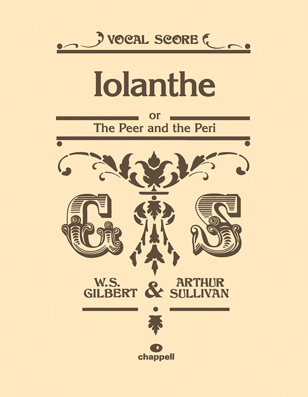 Iolanthe or The Peer and the Peri  Vocal score  